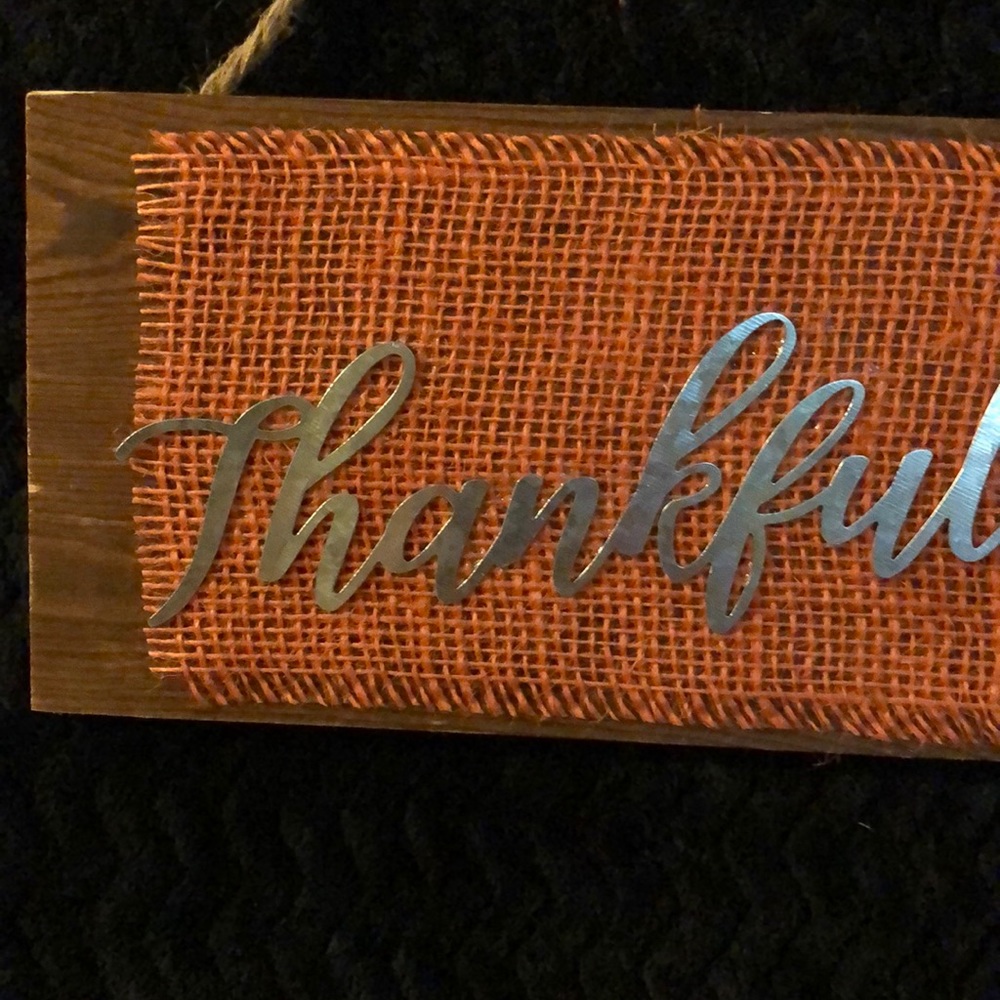 Handmade Rustic Wooden Fall Sign - Picture 3 of 3